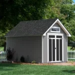 DIY Shed Kit | Tribeca 10x12 Outdoor Wood Shed with Floor, 120 sq. ft