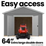 Do-it Yourself Rookwood 10 ft. x 8 ft. Backyard Wood Storage with Smartside and Floor system Included (80 sq. ft.)