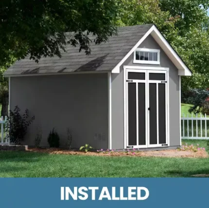 Wooden Shed with Transom Window (96 sq. ft.)